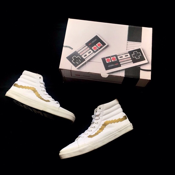 Vans Shoes - Vans Sk8 High Top Shoes Nintendo Size 8